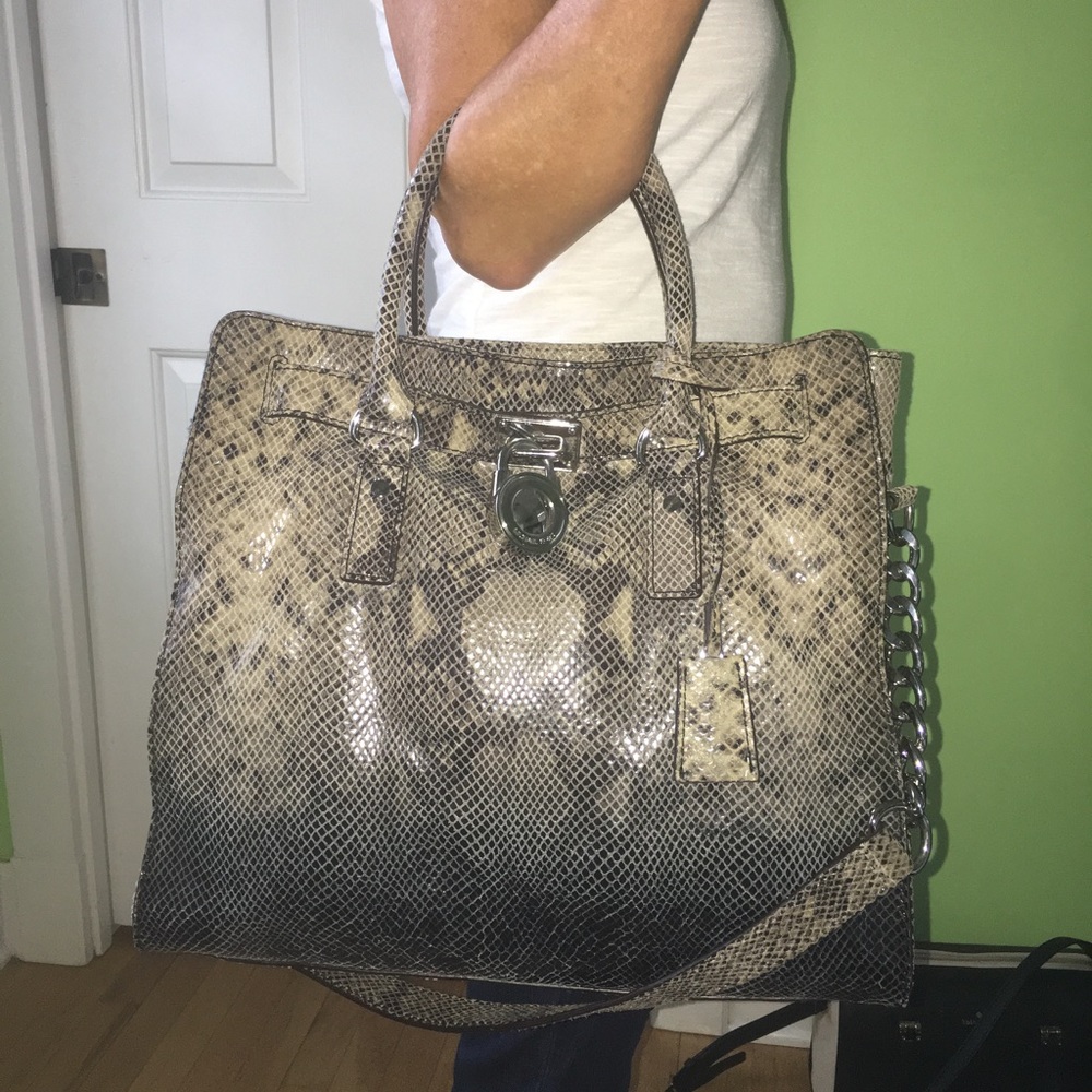 Michael Kors- Hamilton Python Large